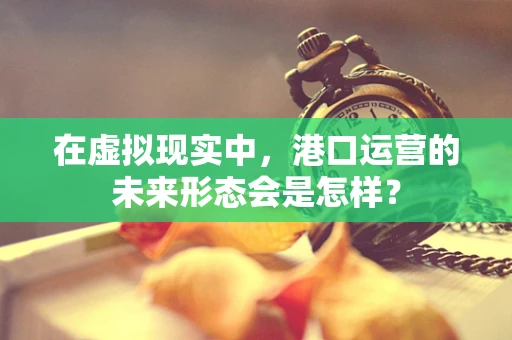 在虚拟现实中，港口运营的未来形态会是怎样？