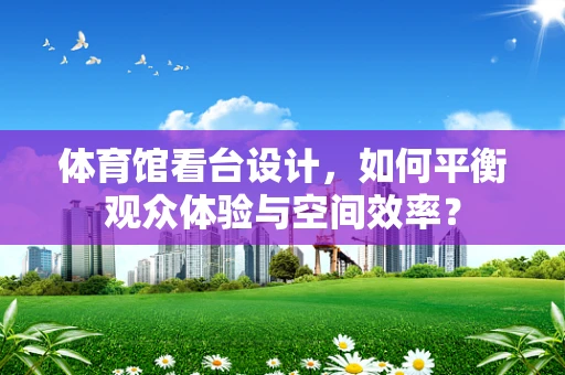 体育馆看台设计，如何平衡观众体验与空间效率？