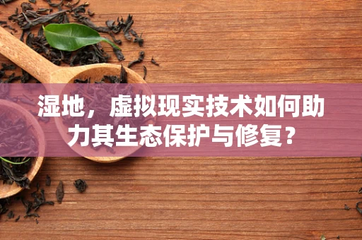 湿地，虚拟现实技术如何助力其生态保护与修复？