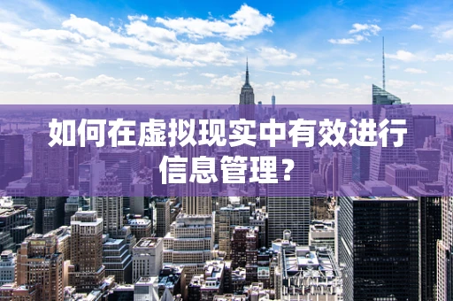 如何在虚拟现实中有效进行信息管理？