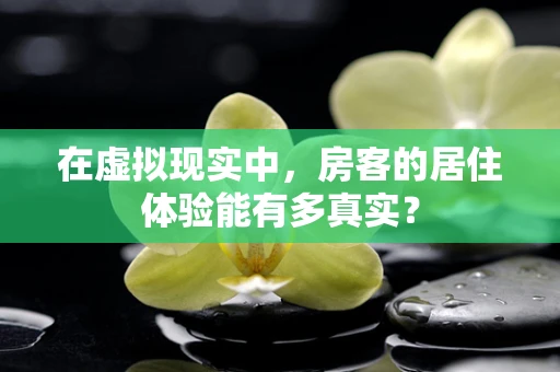 在虚拟现实中，房客的居住体验能有多真实？