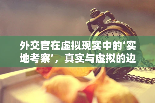 外交官在虚拟现实中的‘实地考察’，真实与虚拟的边界在哪里？