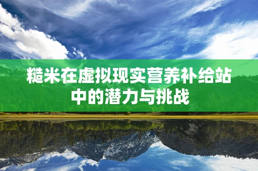 糙米在虚拟现实营养补给站中的潜力与挑战