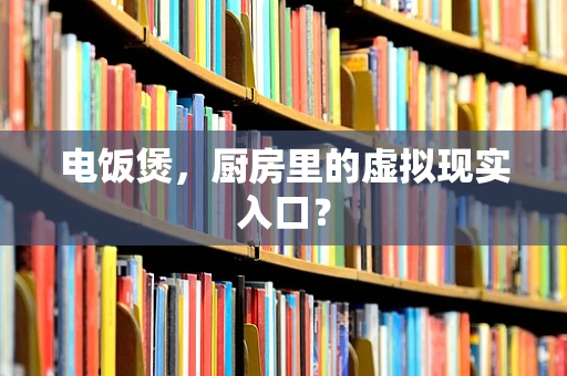 电饭煲，厨房里的虚拟现实入口？