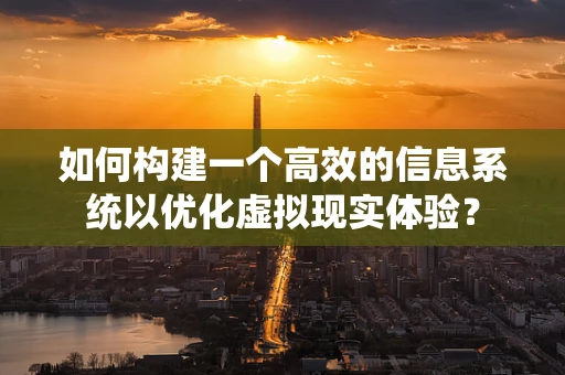如何构建一个高效的信息系统以优化虚拟现实体验？