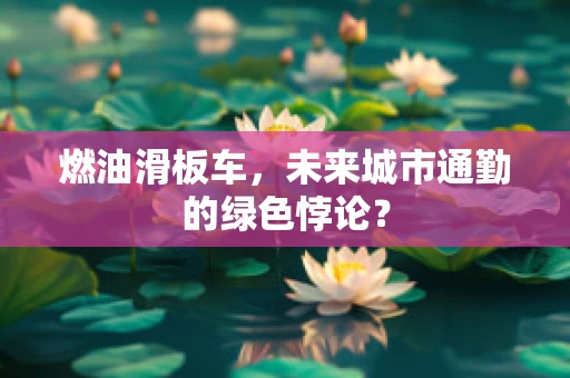 燃油滑板车，未来城市通勤的绿色悖论？