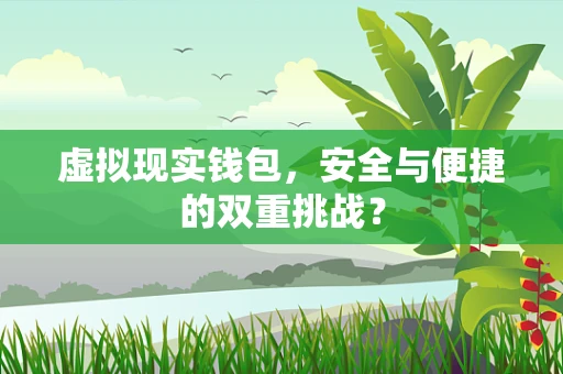 虚拟现实钱包，安全与便捷的双重挑战？