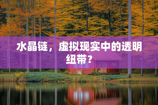 水晶链，虚拟现实中的透明纽带？