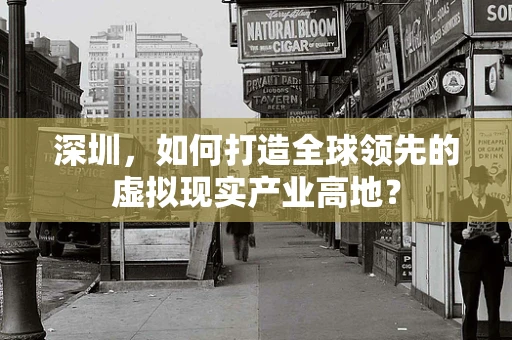 深圳，如何打造全球领先的虚拟现实产业高地？