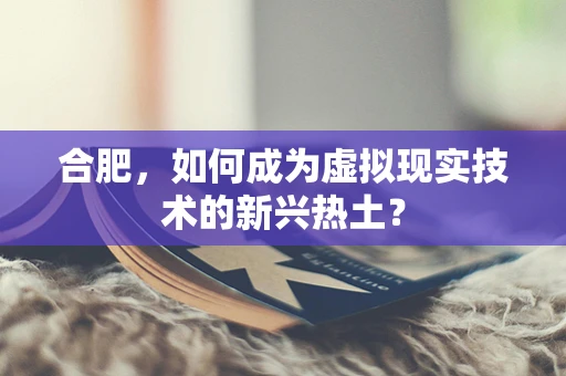 合肥，如何成为虚拟现实技术的新兴热土？