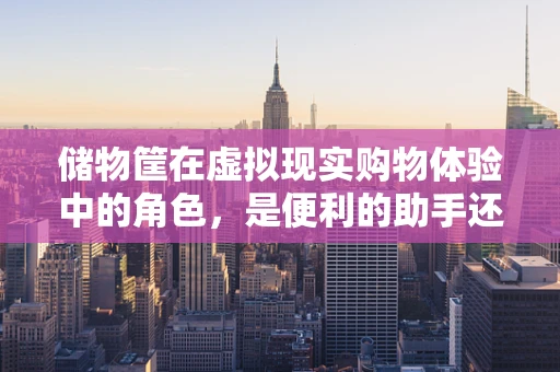 储物筐在虚拟现实购物体验中的角色，是便利的助手还是冗余的负担？