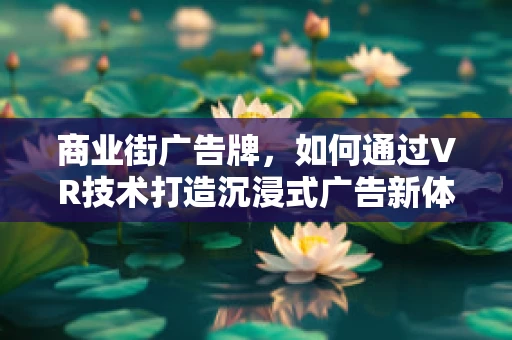 商业街广告牌，如何通过VR技术打造沉浸式广告新体验？