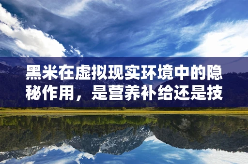 黑米在虚拟现实环境中的隐秘作用，是营养补给还是技术创新的催化剂？