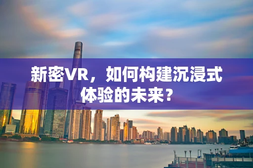 新密VR，如何构建沉浸式体验的未来？