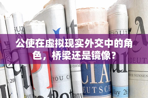 公使在虚拟现实外交中的角色，桥梁还是镜像？