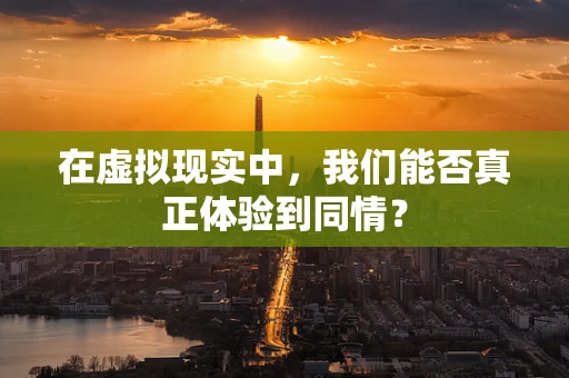 在虚拟现实中，我们能否真正体验到同情？