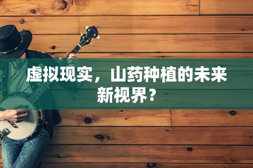 虚拟现实，山药种植的未来新视界？
