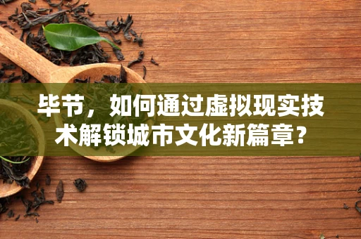 毕节，如何通过虚拟现实技术解锁城市文化新篇章？