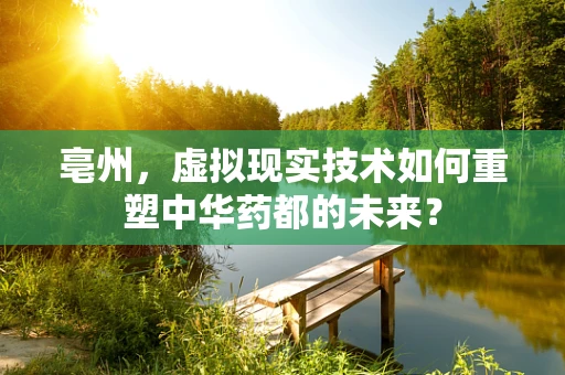 亳州，虚拟现实技术如何重塑中华药都的未来？