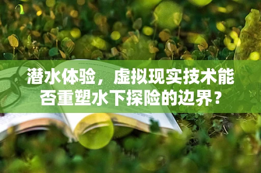 潜水体验，虚拟现实技术能否重塑水下探险的边界？