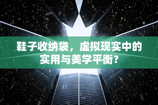鞋子收纳袋，虚拟现实中的实用与美学平衡？