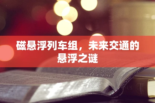 磁悬浮列车组，未来交通的悬浮之谜